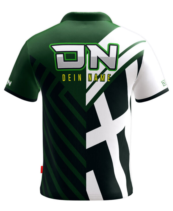 2-Face – Green-White - Shirt