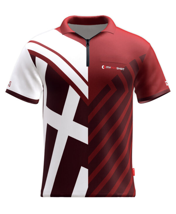 2-Face – Red-White - Shirt