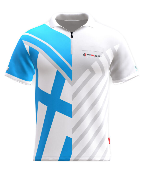 2-Face – White-Blue - Shirt