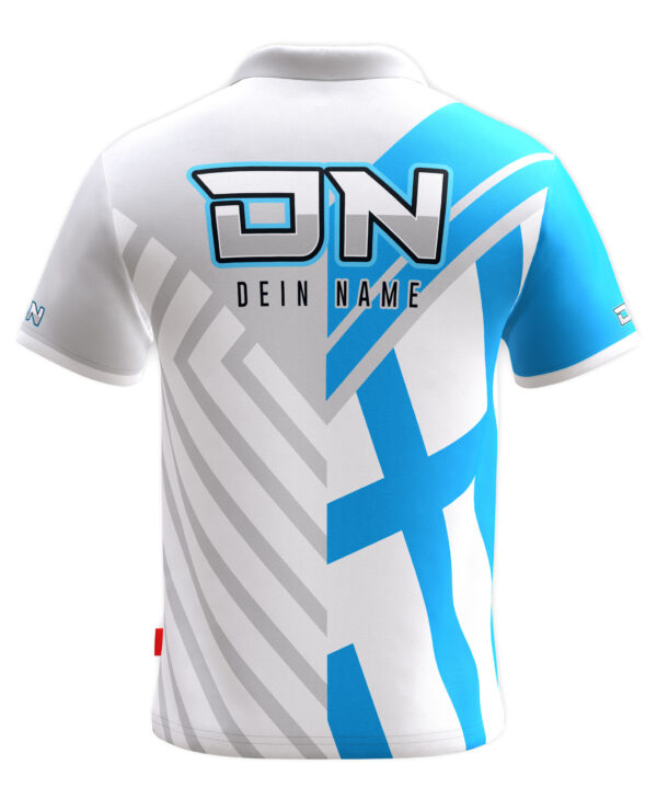 2-Face – White-Blue - Shirt