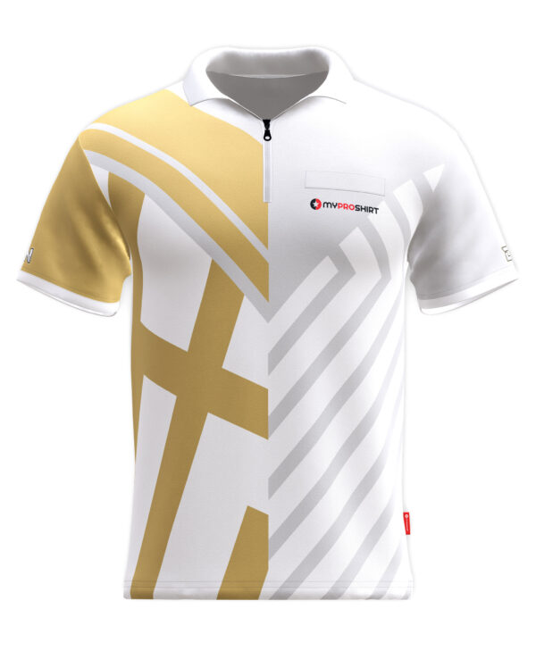 2-Face – White-Gold - Shirt