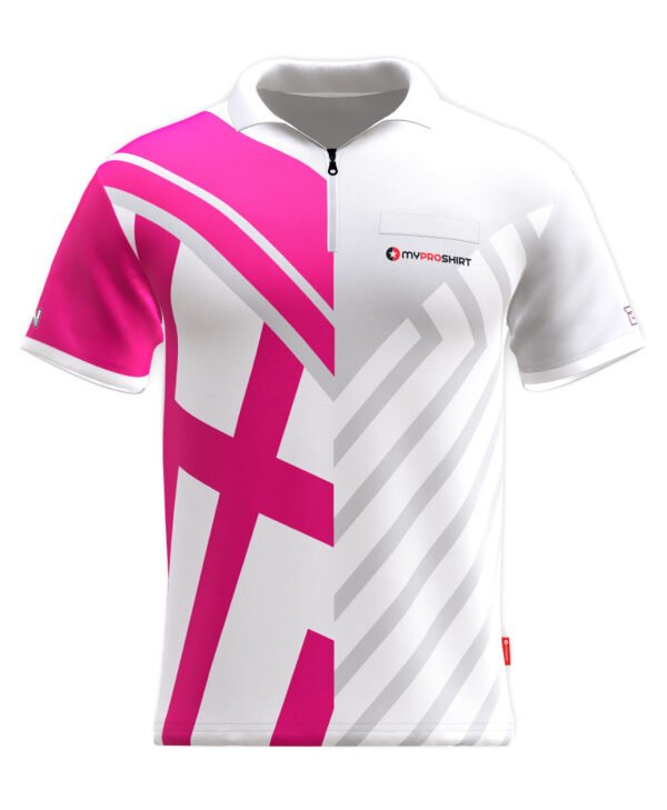 2-Face – White-Magenta - Shirt