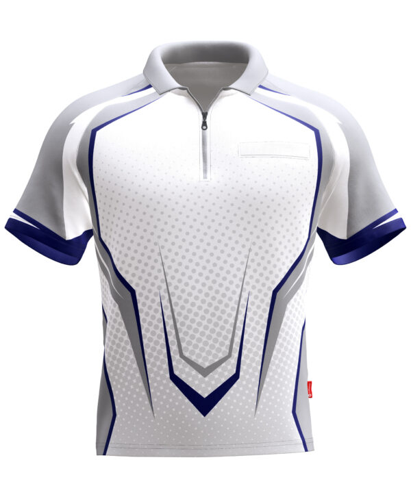 Dynamic – White-Grey-Blue - Shirt