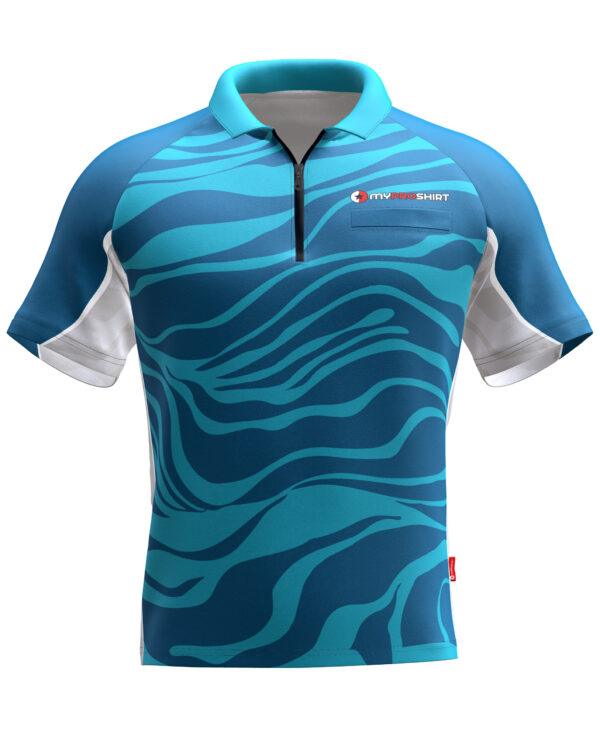 Zebrastic – Lightblue White - Shirt