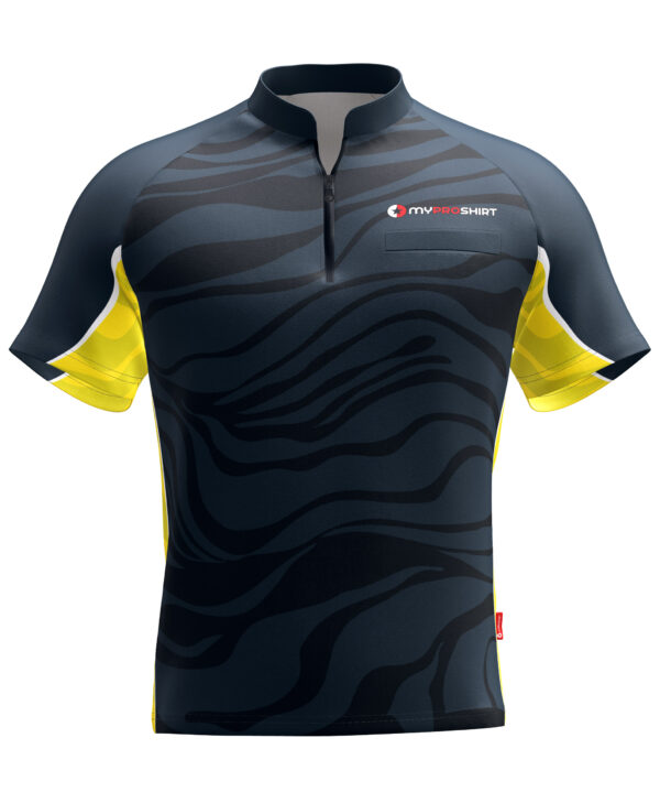 Zebrastic – Navy Yellow - Shirt – Bild 11