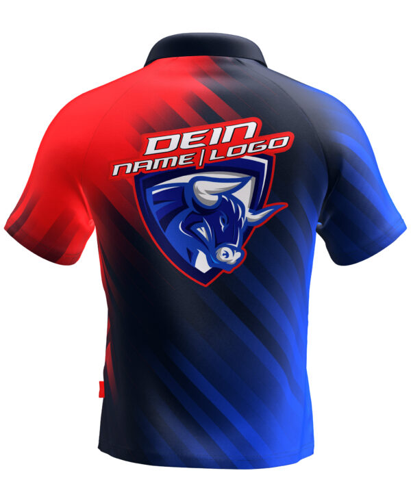 Soethe Line – Blue Red - Shirt – Bild 2