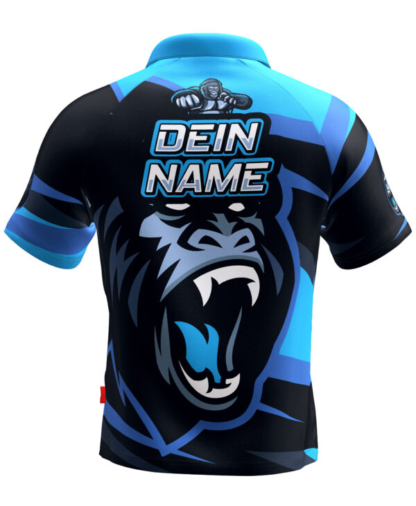Animax Gorilla Blue - Shirt – Bild 2