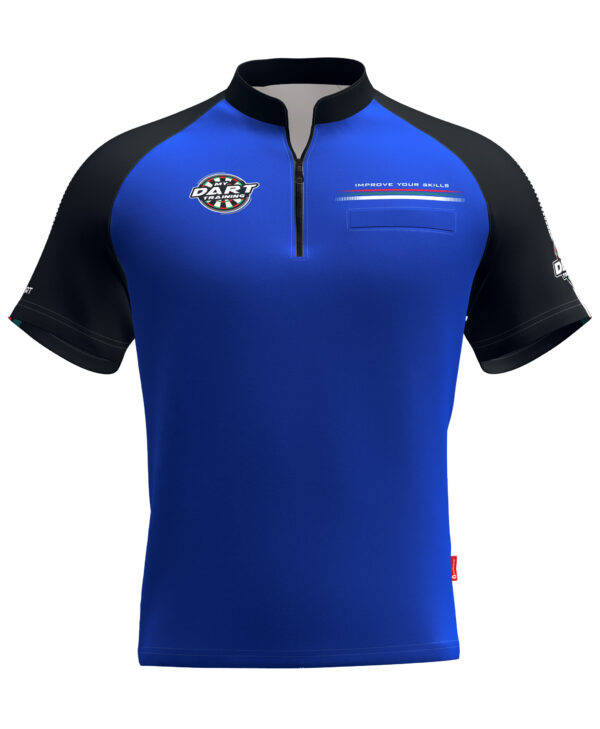 MyDartTraining – Official Dartshirt 2021 – Blue-Black