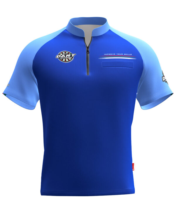 MyDartTraining – Official Dartshirt 2021 – Blue-LightBlue