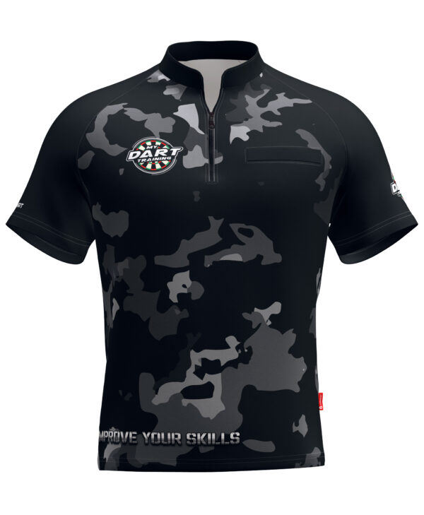 MyDartTraining – Official Dartshirt 2021 – Camo Black