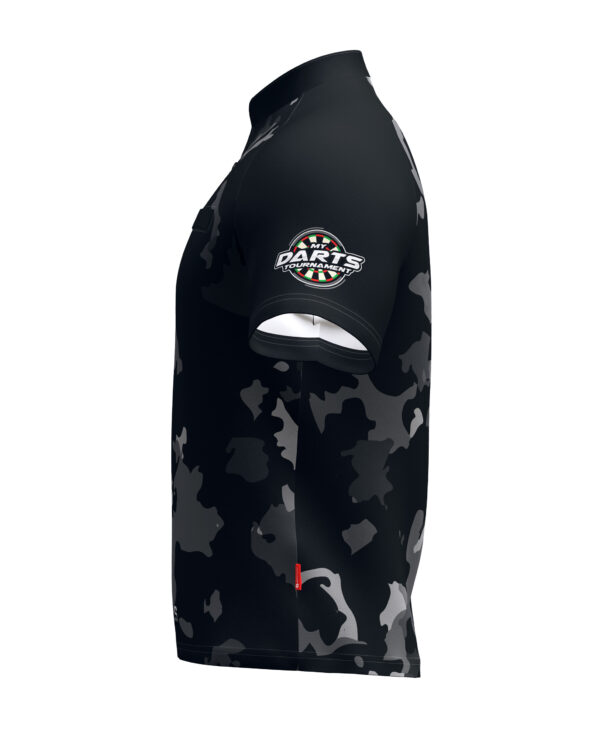 MyDartTraining – Official Dartshirt 2021 – Camo Black – Bild 8