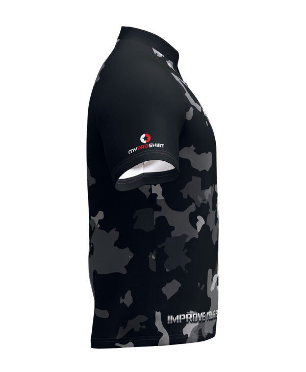 MyDartTraining – Official Dartshirt 2021 – Camo Black – Bild 9