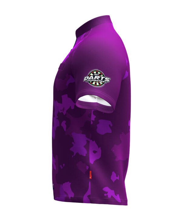 MyDartTraining – Official Dartshirt 2021 – Camo Violet – Bild 8