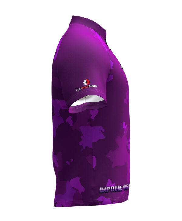 MyDartTraining – Official Dartshirt 2021 – Camo Violet – Bild 9