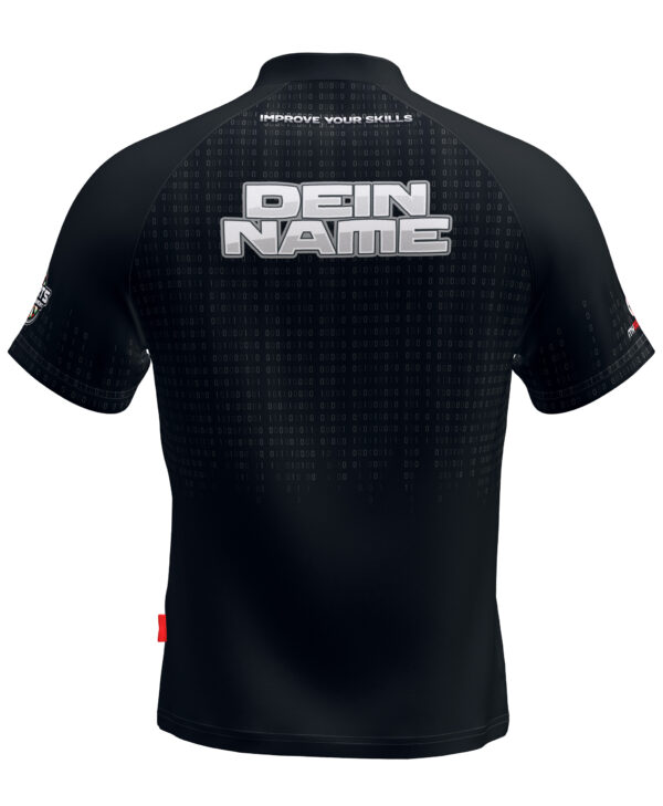 MyDartTraining – Official Dartshirt 2021 – Digital Black – Bild 2