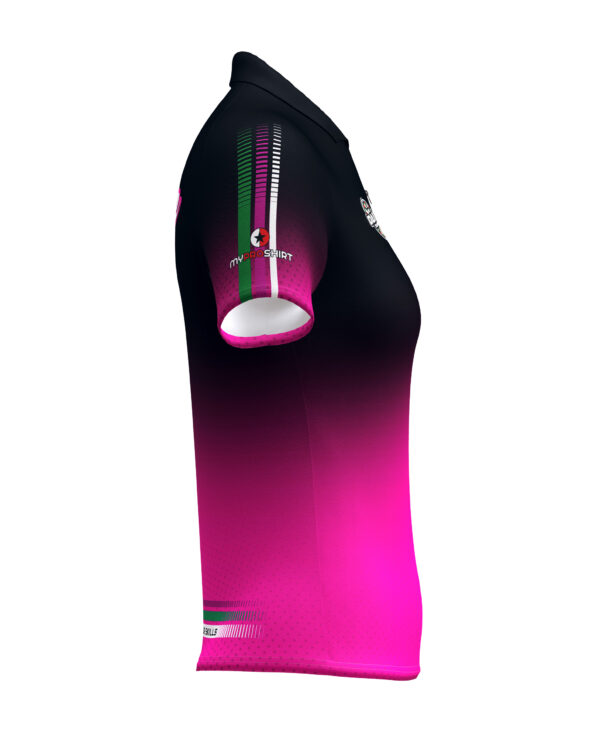 MyDartTraining – Official Dartshirt 2021 – Ladies Pink-Black – Bild 8