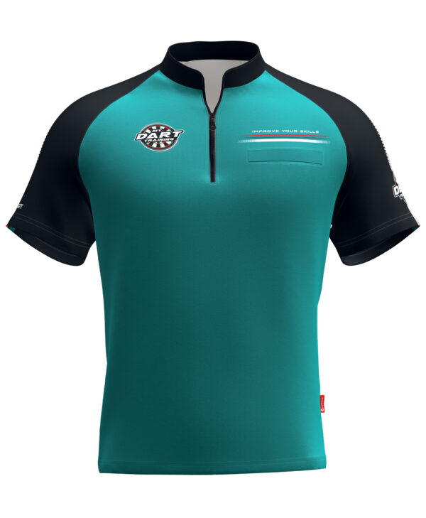 MyDartTraining – Official Dartshirt 2021 – Mint-Black