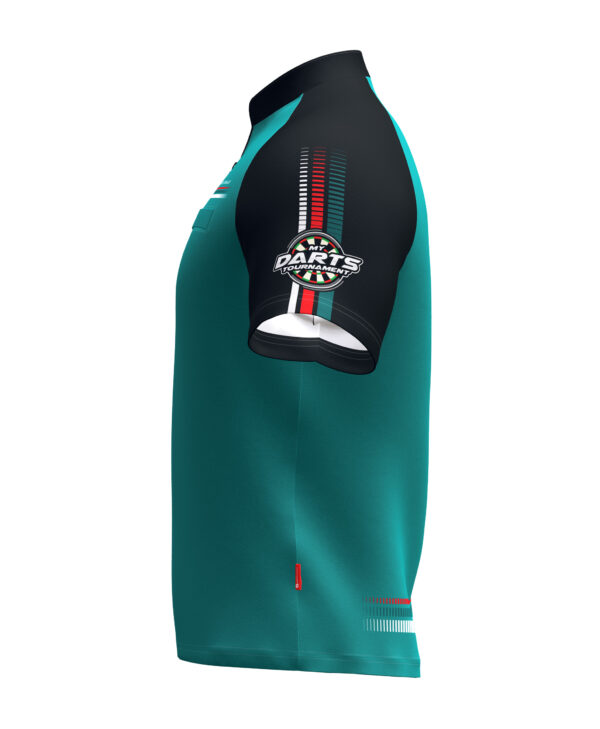 MyDartTraining – Official Dartshirt 2021 – Mint-Black – Bild 8