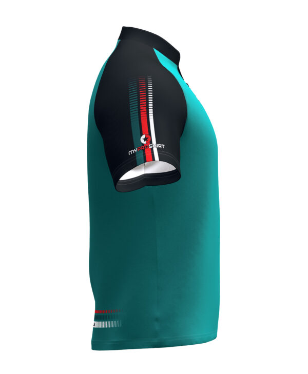 MyDartTraining – Official Dartshirt 2021 – Mint-Black – Bild 9