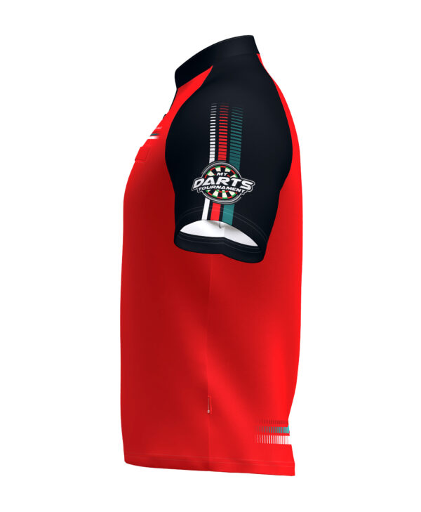 MyDartTraining – Official Dartshirt 2021 – Red-Black – Bild 8