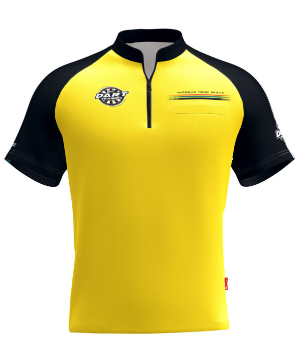 MyDartTraining – Official Dartshirt 2021 – Yellow-Black
