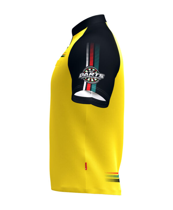 MyDartTraining – Official Dartshirt 2021 – Yellow-Black – Bild 8