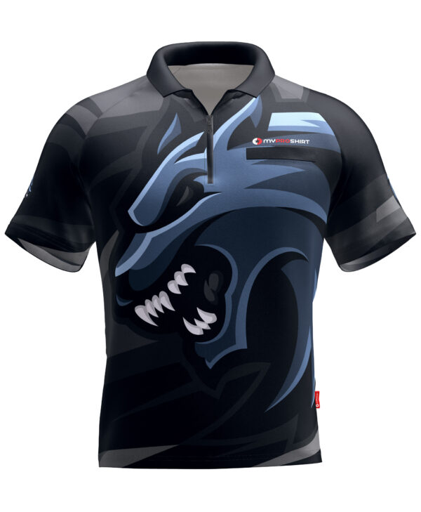 Animax Wolf Black - Shirt