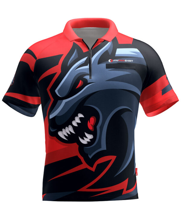 Animax Wolf Red - Shirt