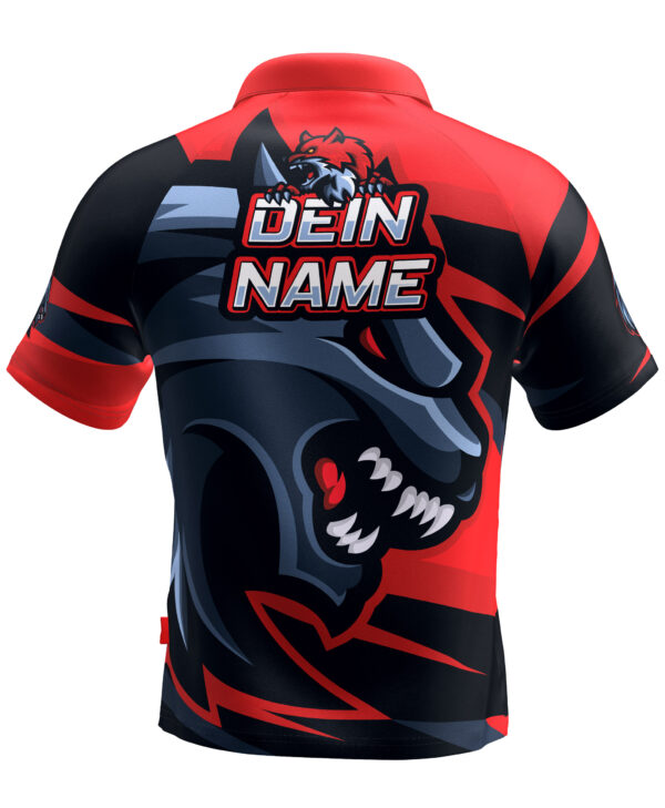 Animax Wolf Red - Shirt – Bild 2