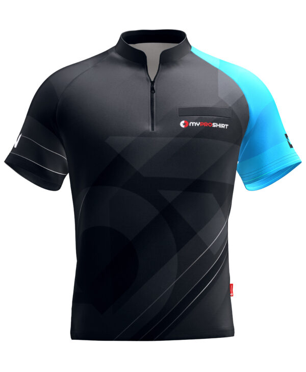Dan the Man Line – Black Lightblue - Shirt – Bild 11