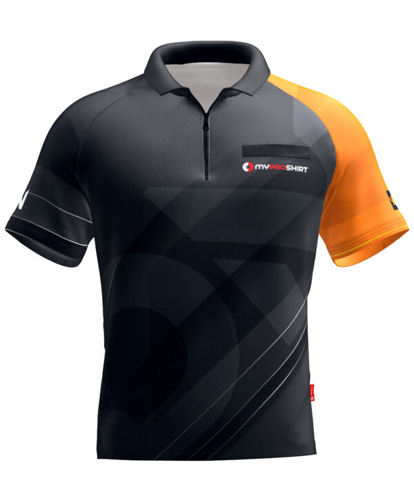 Dan the Man Line – Black Orange - Shirt