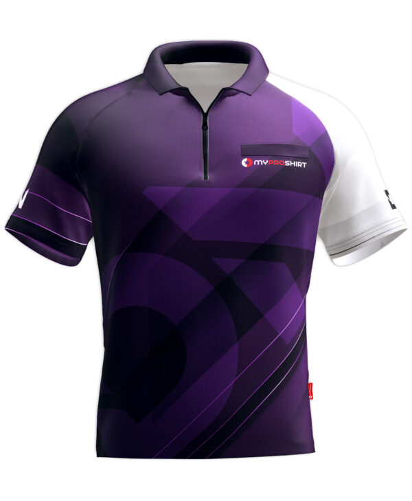 Dan the Man Line – Purple White - Shirt