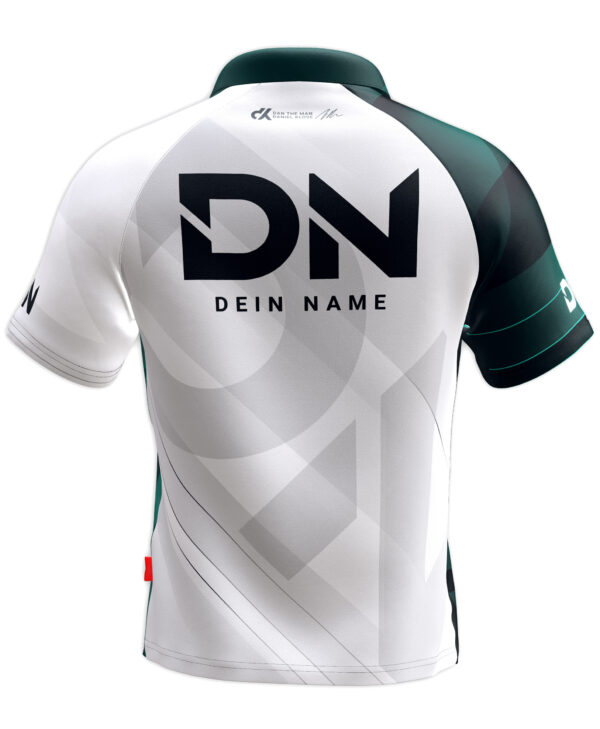 Dan the Man Line – Smaragd White - Shirt – Bild 2