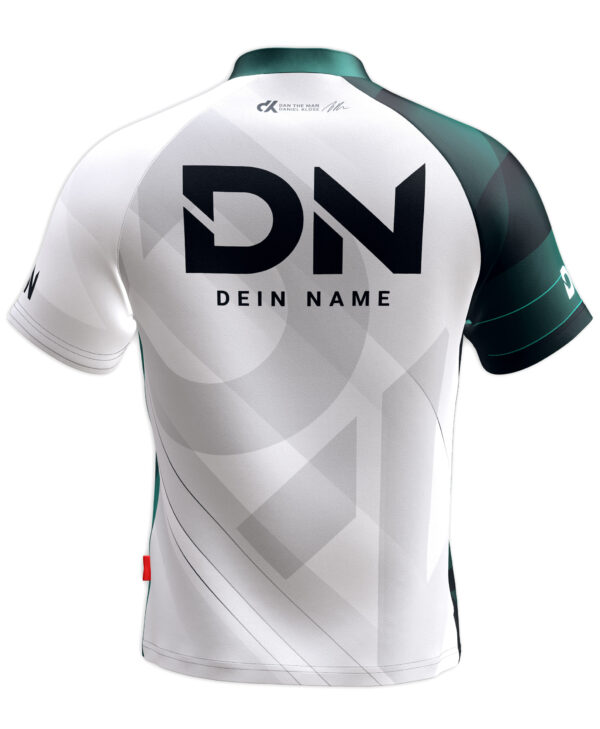 Dan the Man Line – Smaragd White - Shirt – Bild 10