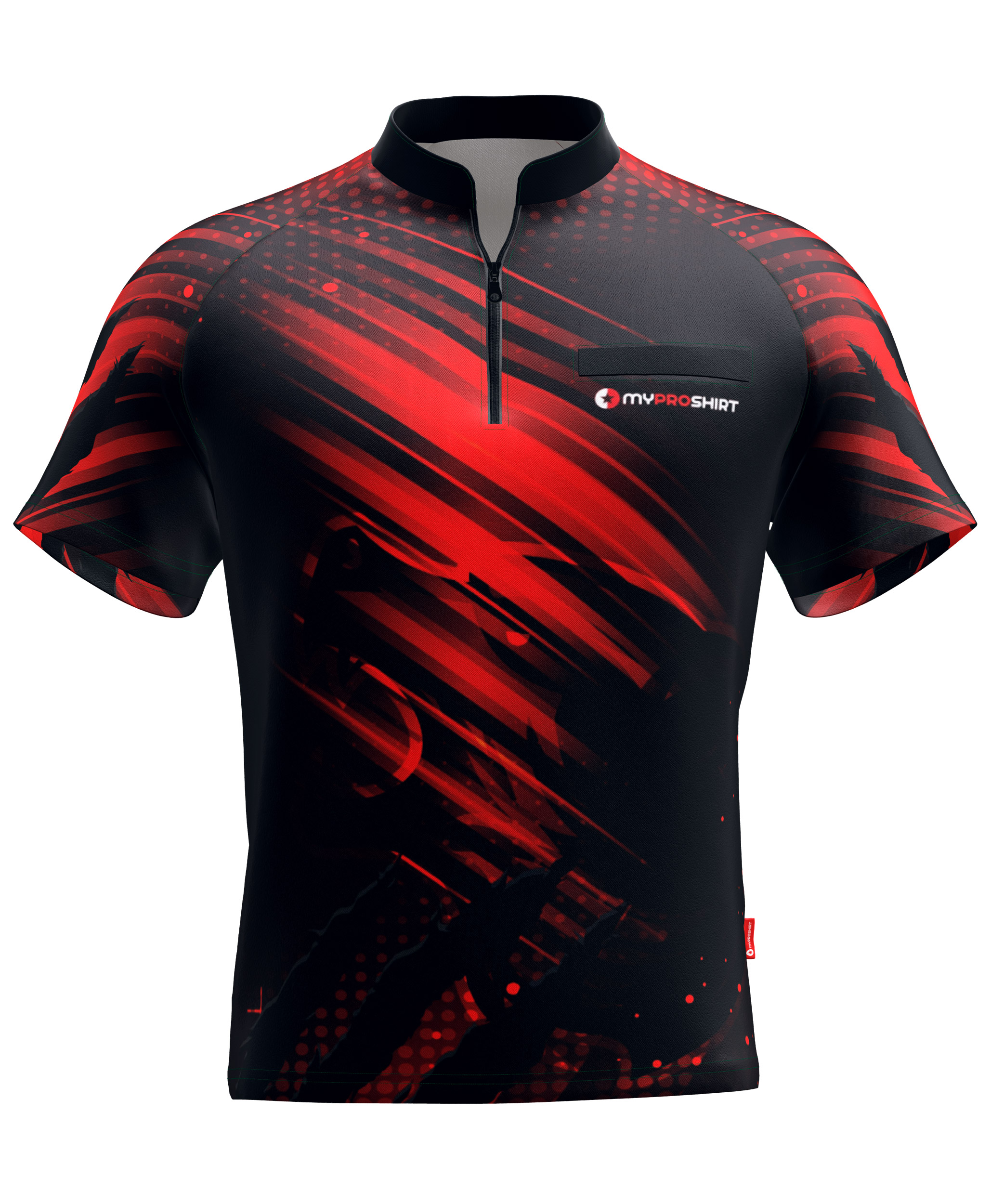 Musa Kara Line – Red - Shirt – Bild 11