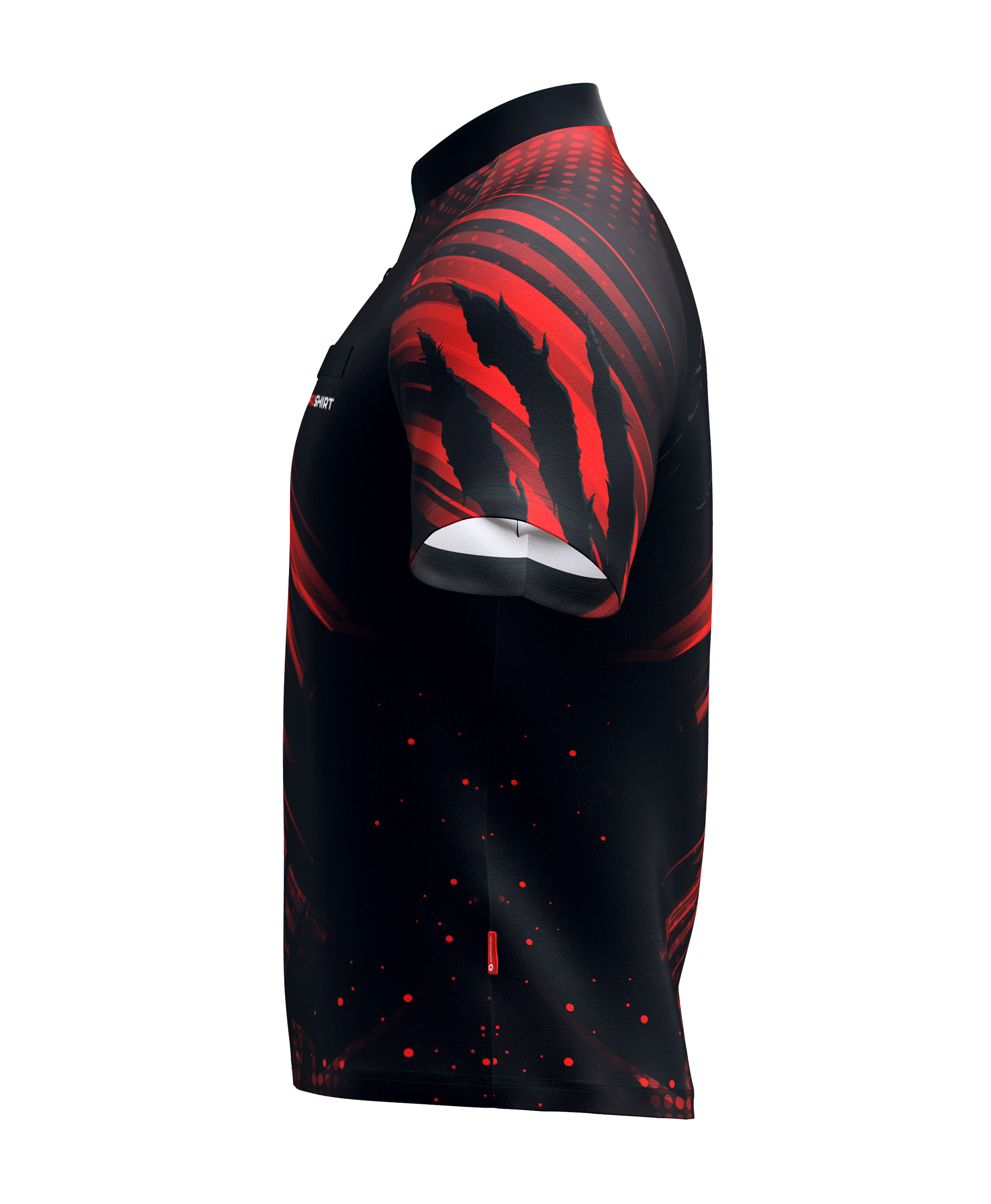 Musa Kara Line – Red - Shirt – Bild 9