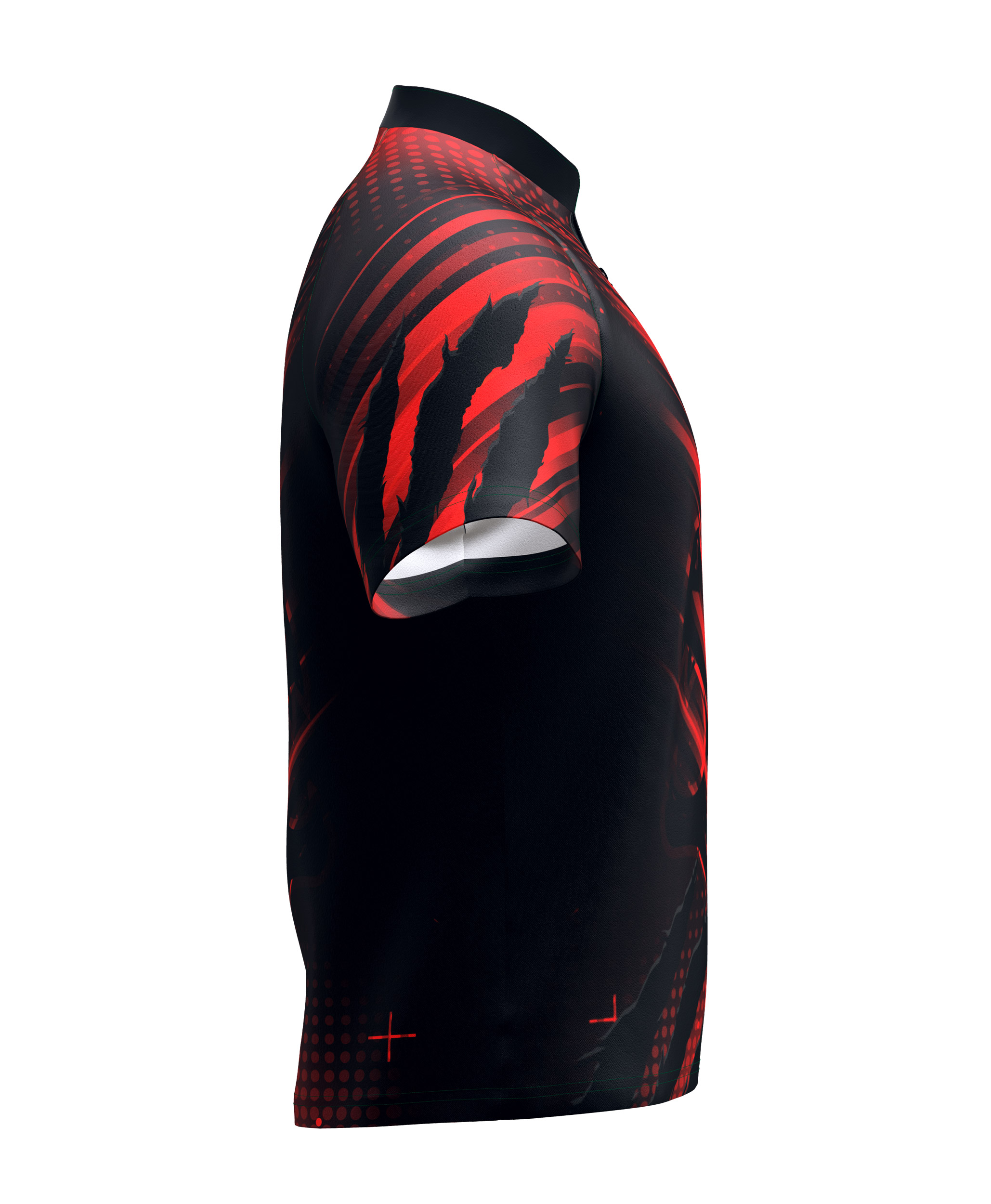 Musa Kara Line – Red - Shirt – Bild 8