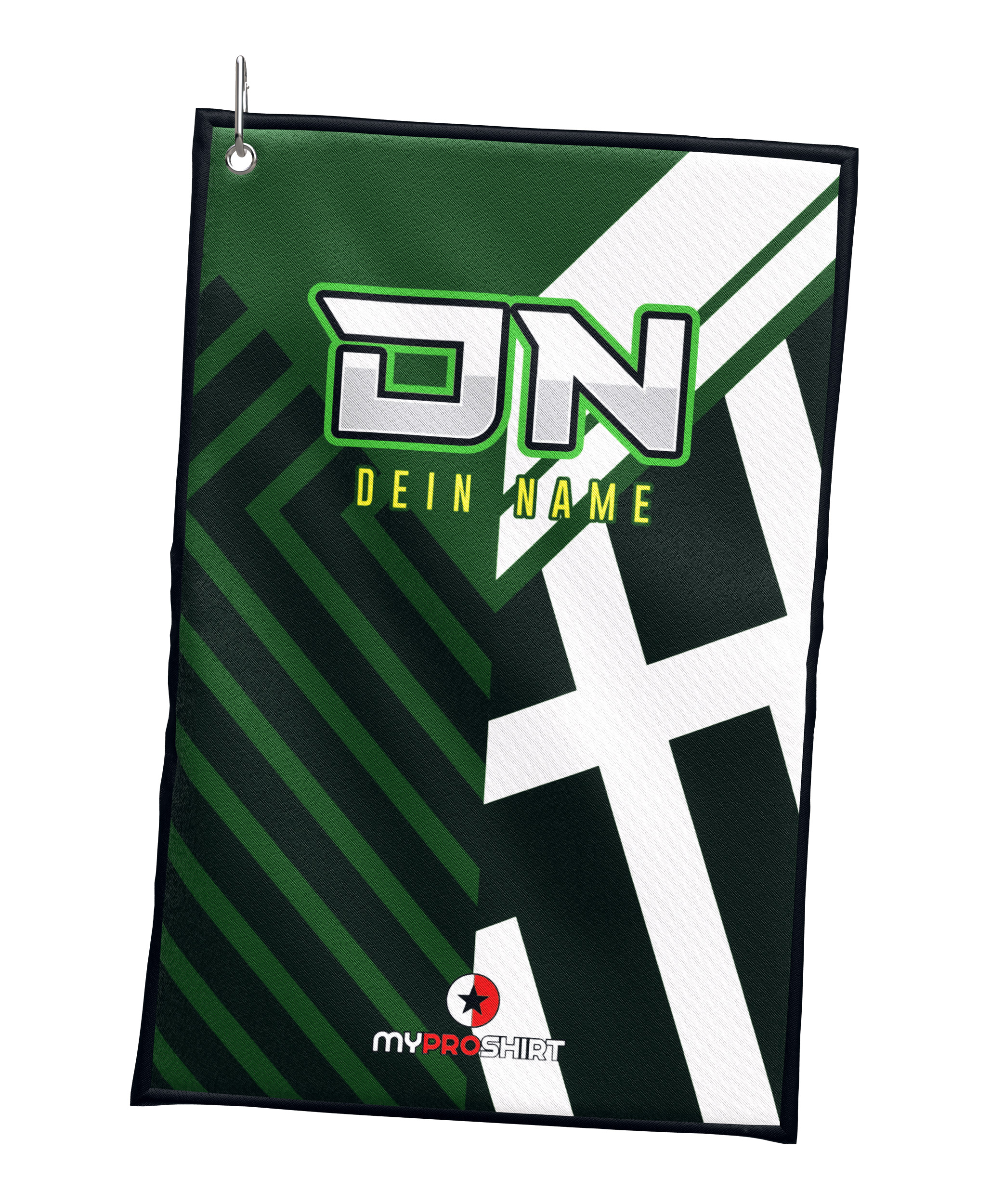 Handtuch - 2-Face - Green-White