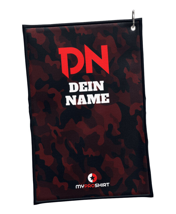 Handtuch - Camo V1 - Red – Bild 2