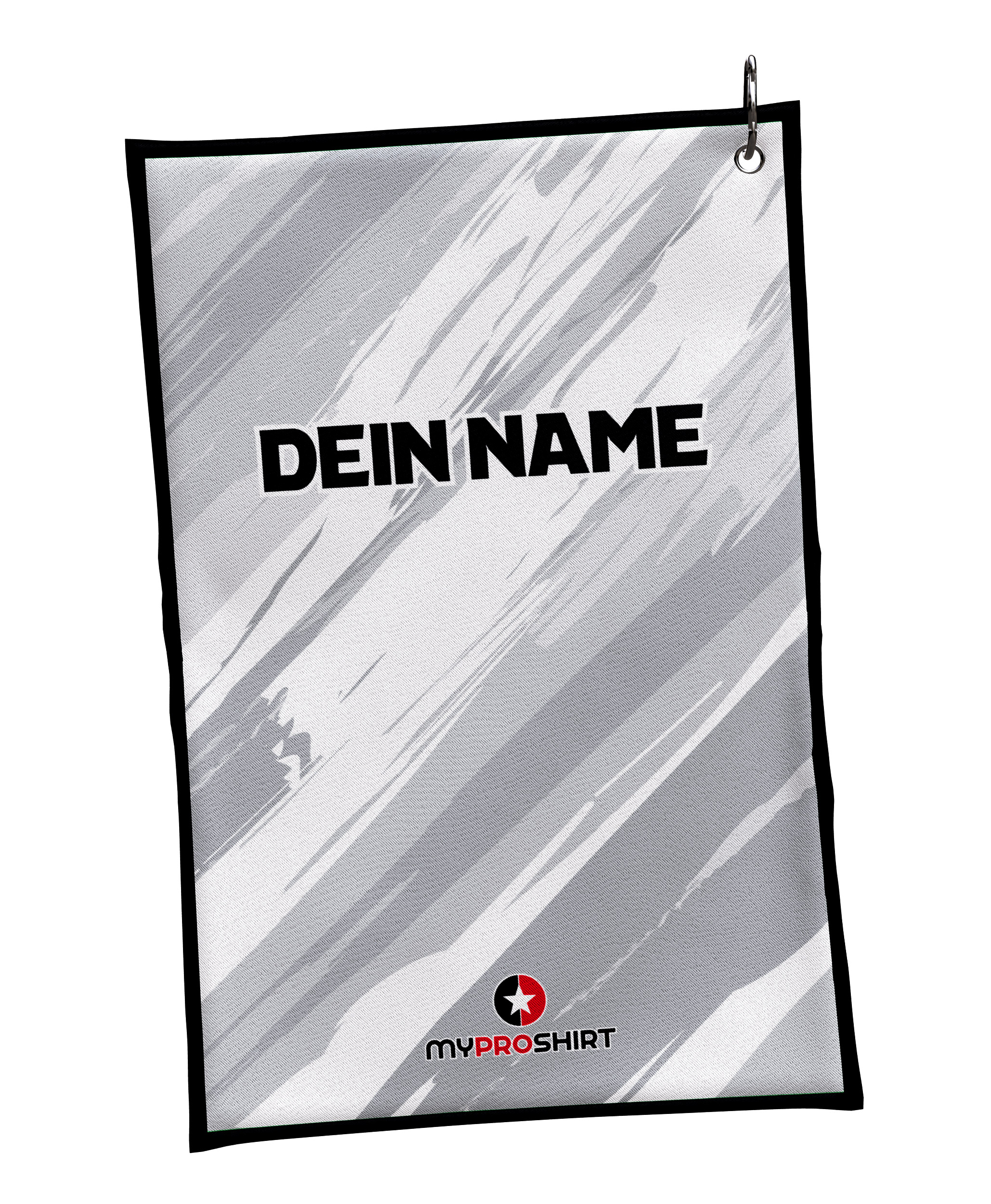 Handtuch - Striped - Light Grey – Bild 2