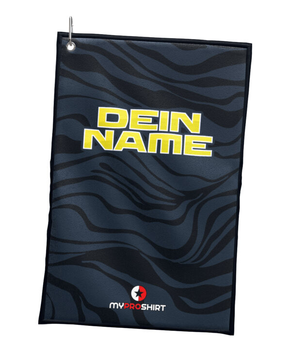 Handtuch - Zebrastic - Black-Yellow