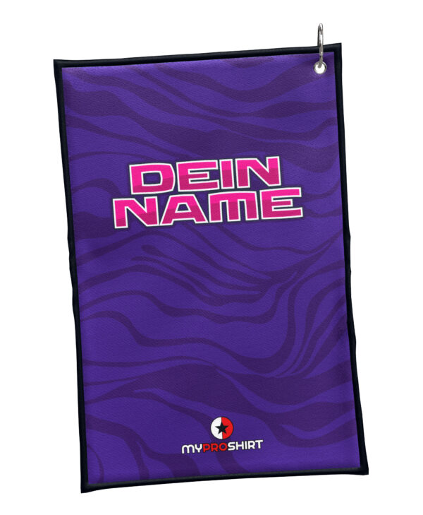 Handtuch - Zebrastic - Purple-Pink – Bild 2
