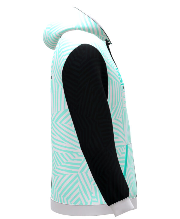 Hoodie - Born 2 Play Darts - Black-Mint – Bild 5