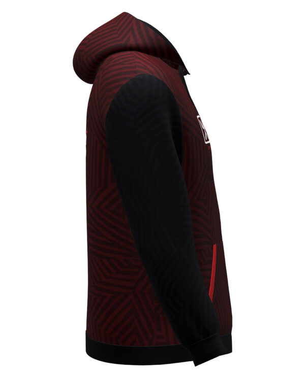 Hoodie - Born 2 Play Darts - Black-Red – Bild 5