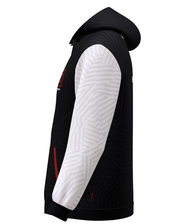 Hoodie - Born 2 Play Darts - Black-White – Bild 4