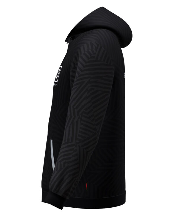 Hoodie - Born 2 Play Darts - Black-Grey – Bild 4