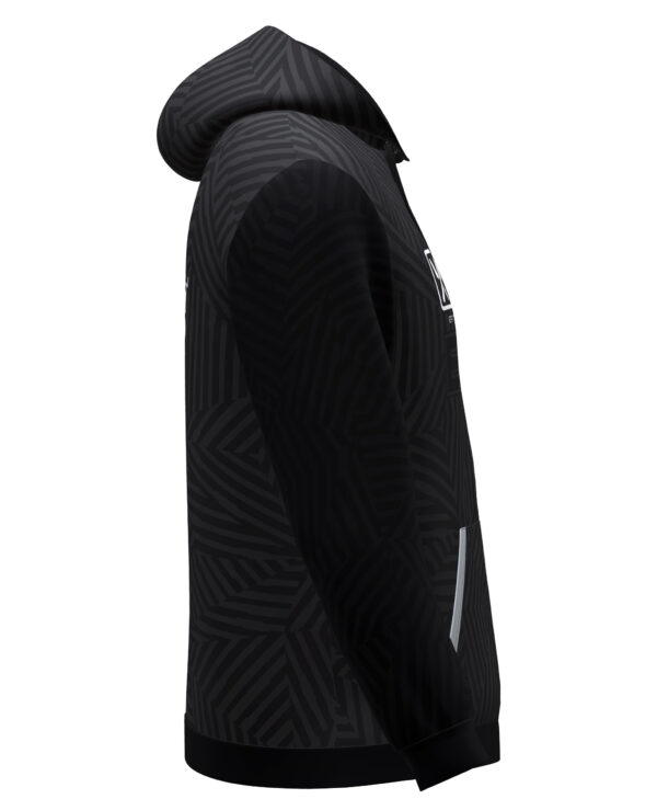 Hoodie - Born 2 Play Darts - Black-Grey – Bild 5