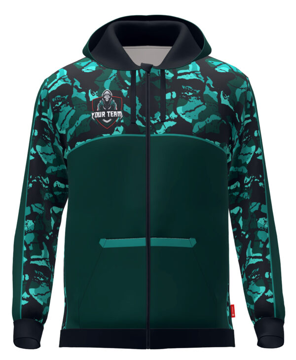 Hoodie - Camo V1 - Mint