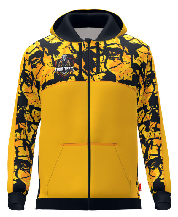 Hoodie - Camo V1 - Yellow