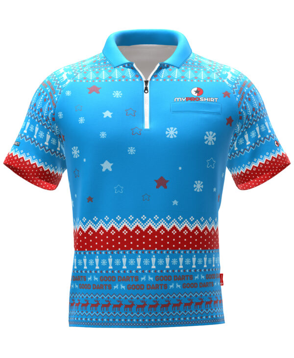 XMAS Dartshirt Light Blue